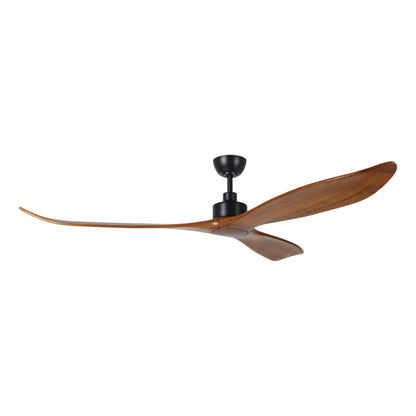 Currumbin Black with Merbau Timber 80&quot;/203cm DC Motor Ceiling Fan