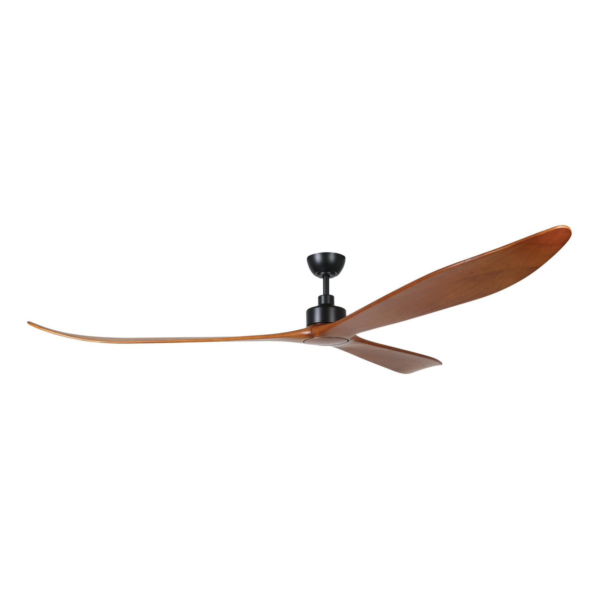 Currumbin Black with Merbau Timber 100"/254cm DC Motor Ceiling Fan
