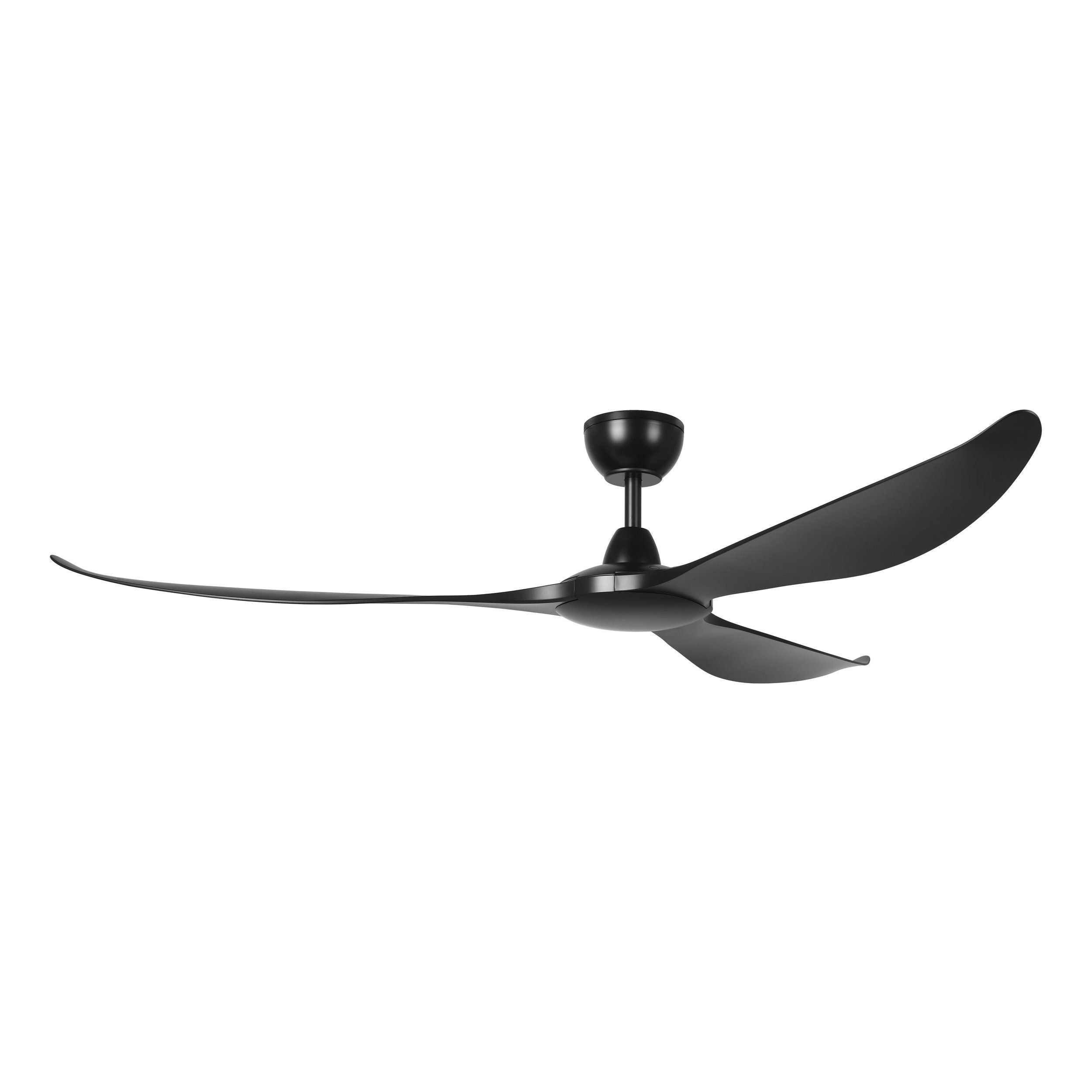 Kurrawa 72&quot;/183cm Black IP55 DC Motor Ceiling Fan