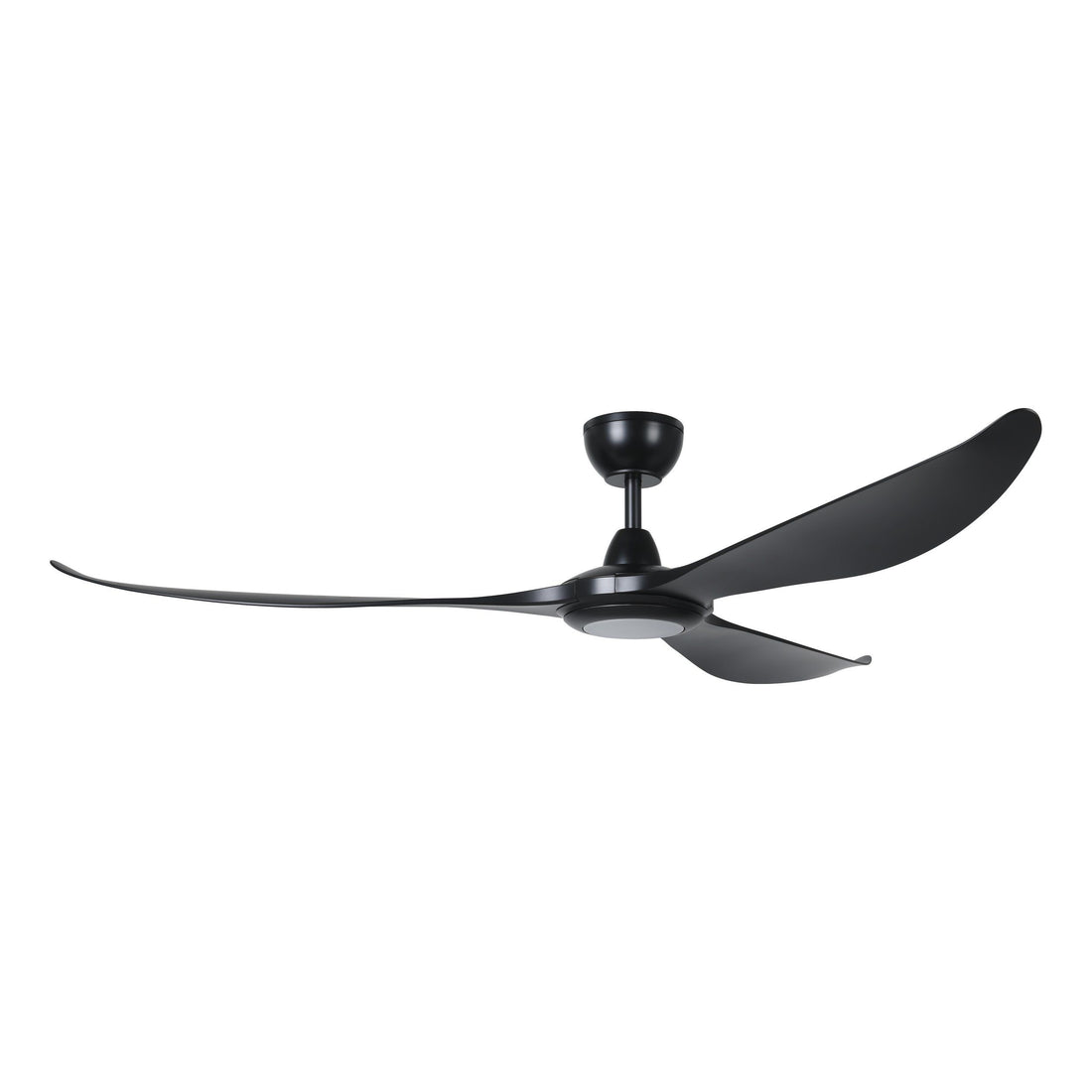 Kurrawa 72&quot;/183cm Black with LED Light IP55 DC Motor Ceiling Fan