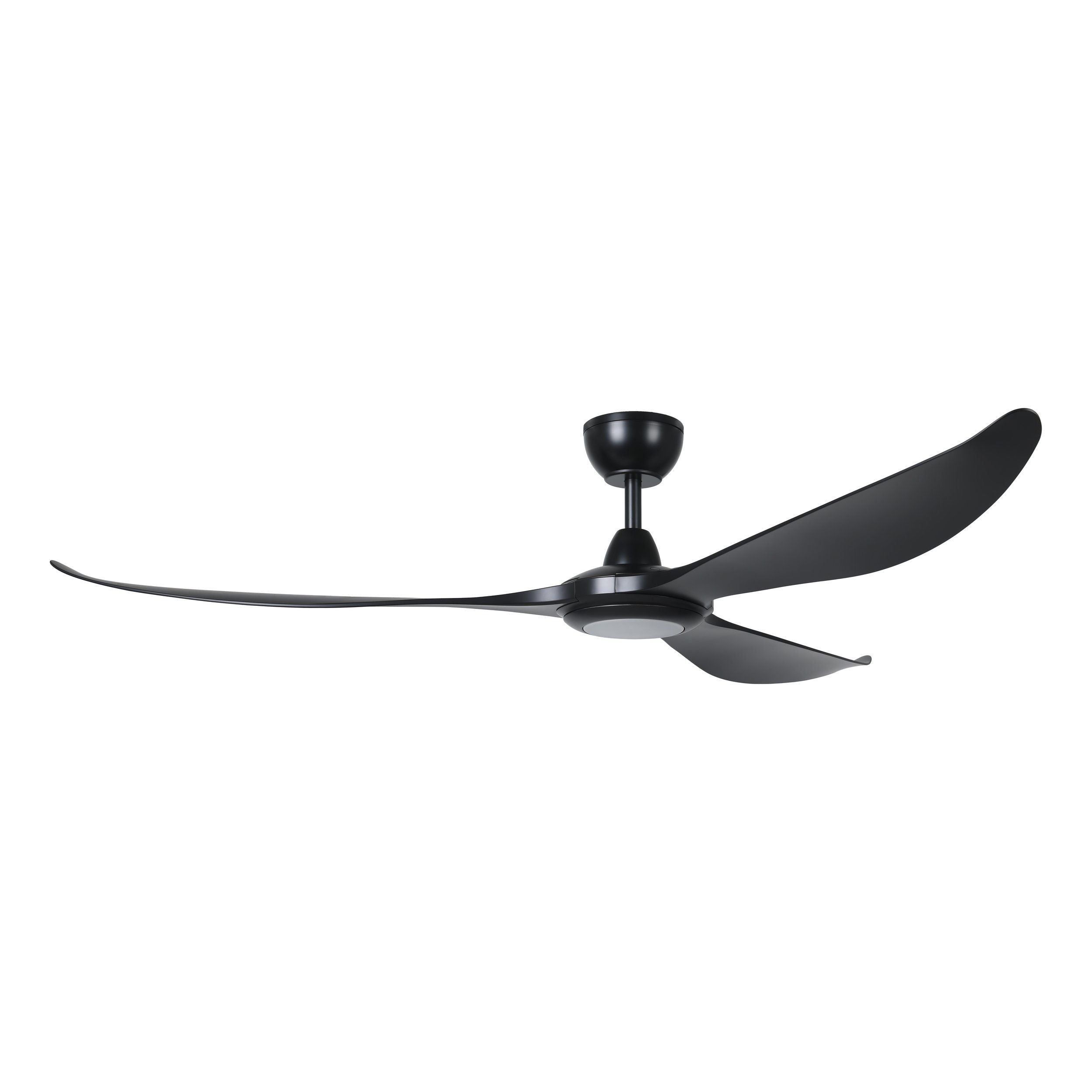 Kurrawa 72&quot;/183cm Black with LED Light IP55 DC Motor Ceiling Fan