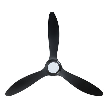 Kurrawa 72&quot;/183cm Black with LED Light IP55 DC Motor Ceiling Fan