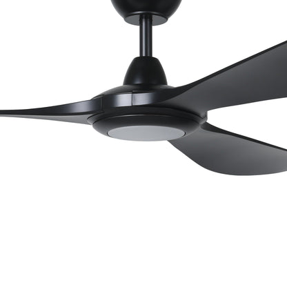 Kurrawa 72&quot;/183cm Black with LED Light IP55 DC Motor Ceiling Fan