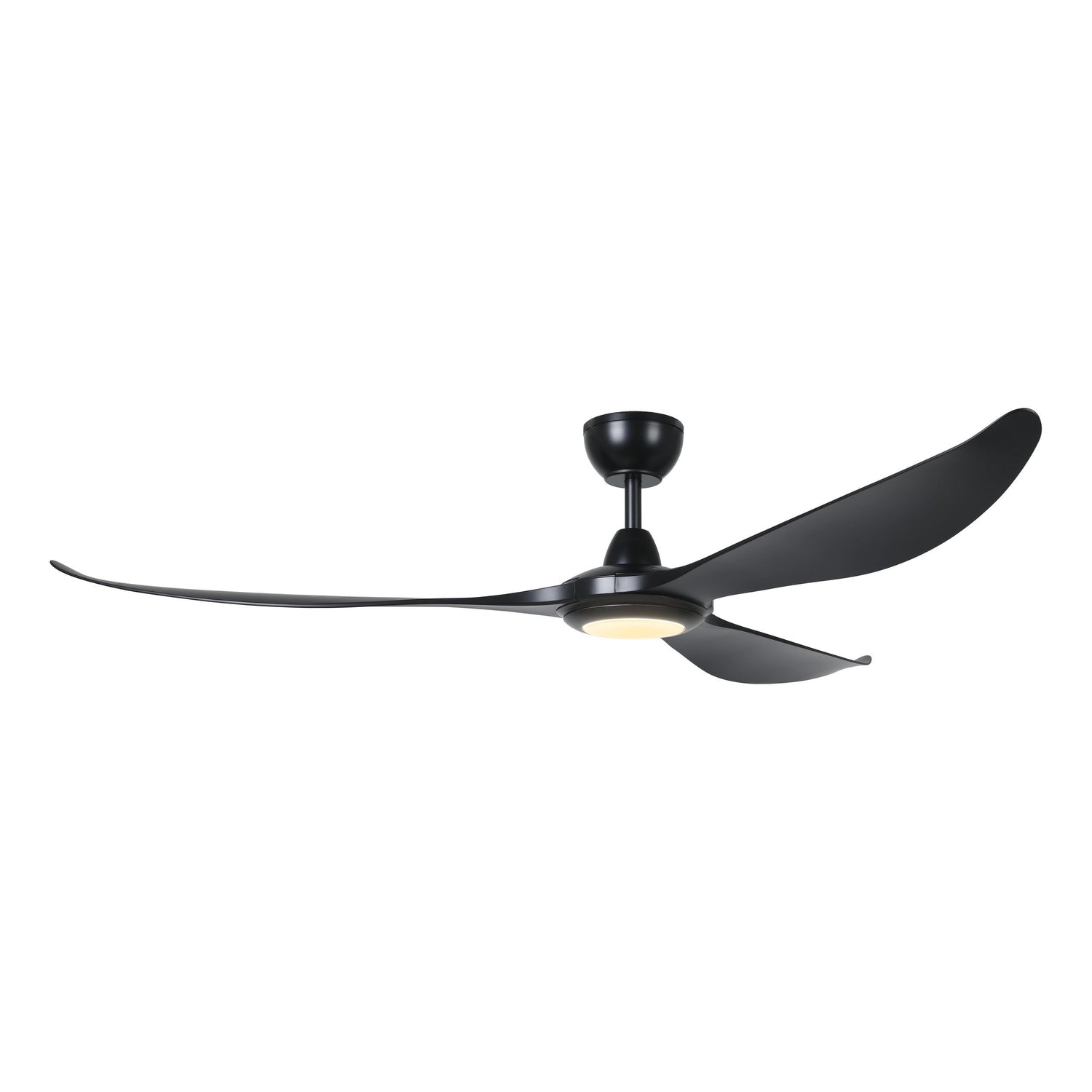 Kurrawa 72&quot;/183cm Black with LED Light IP55 DC Motor Ceiling Fan