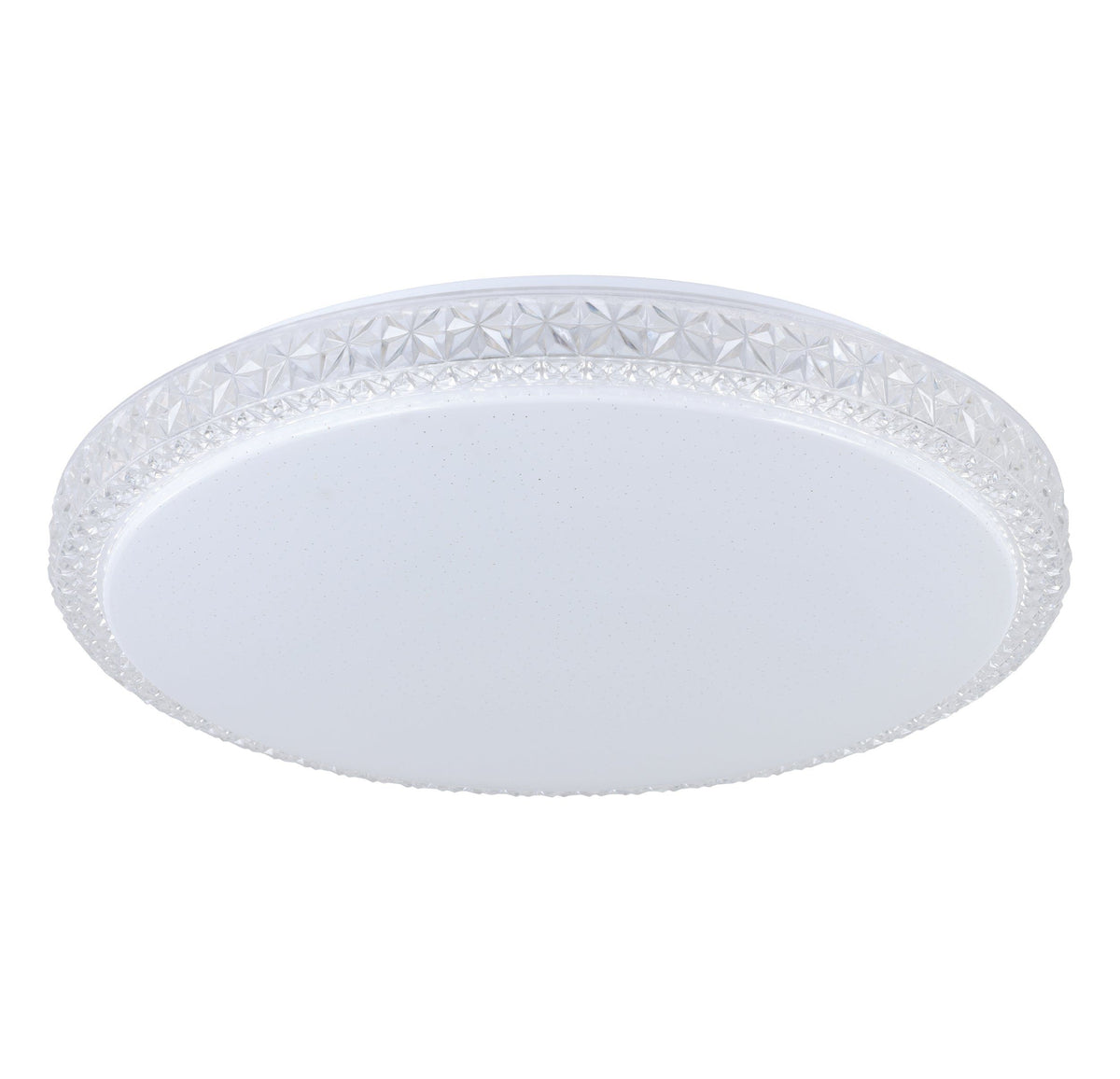 Delilah 24w Crystal-Look LED Tri-Colour Oyster