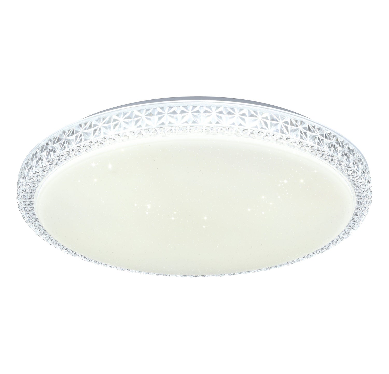 Delilah 24w Crystal-Look LED Tri-Colour Oyster