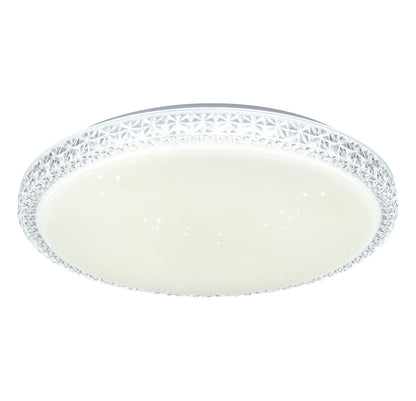Delilah 24w Crystal-Look LED Tri-Colour Oyster