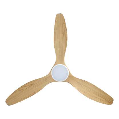 Noosa 60&quot;/152cm Blackbutt and White with LED Light DC Motor Ceiling Fan
