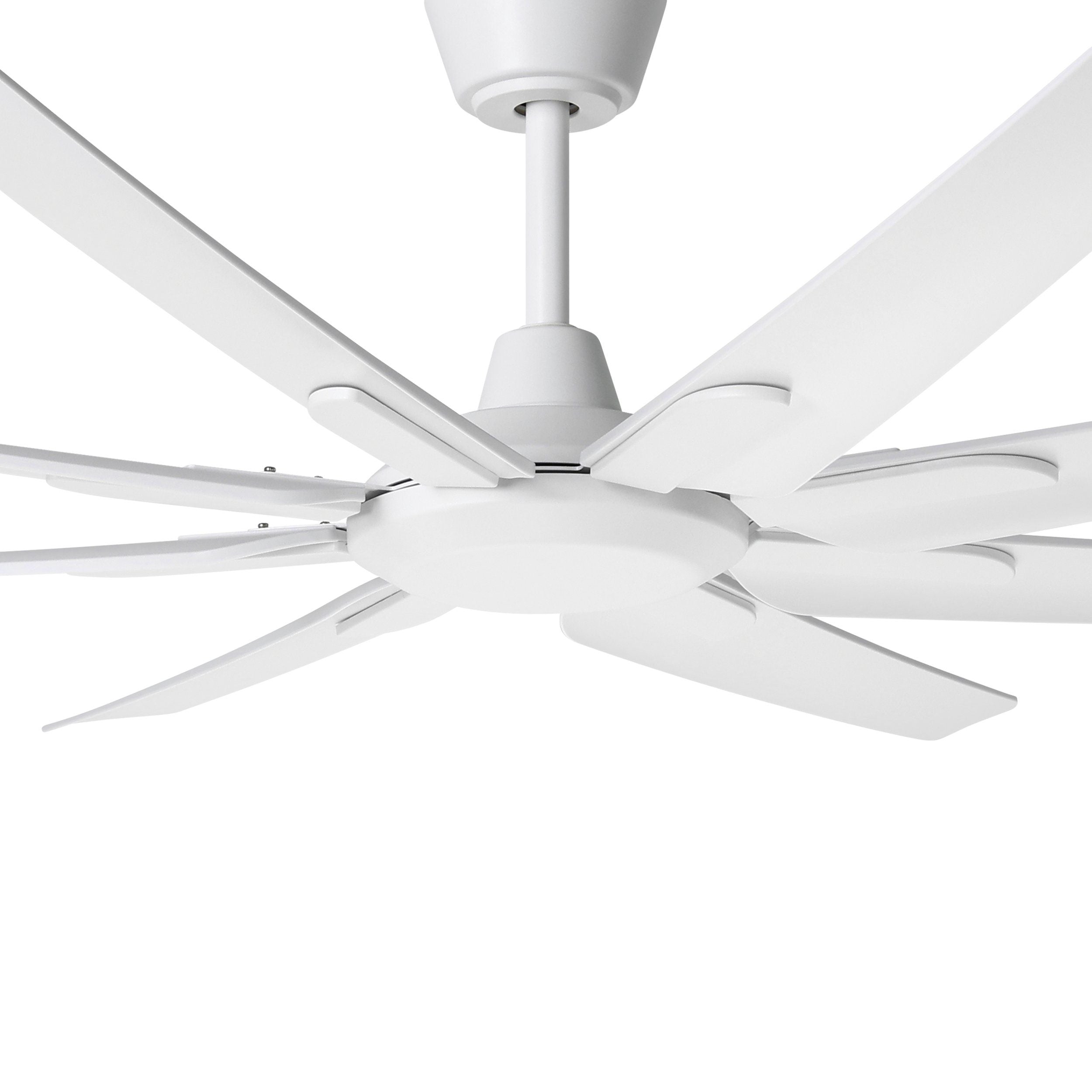 Santorini 66"/1670mm 8 Blade White DC Motor ABS Ceiling Fan
