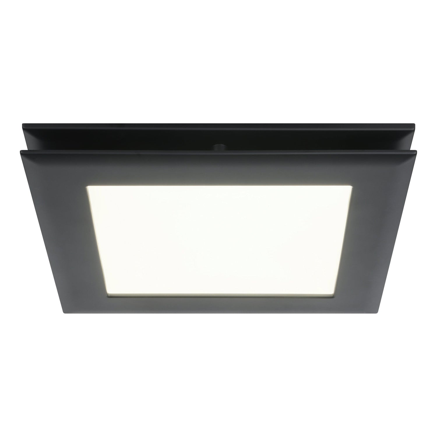 Samba Black Square Tri-Colour LED Bathroom Exhaust Fan