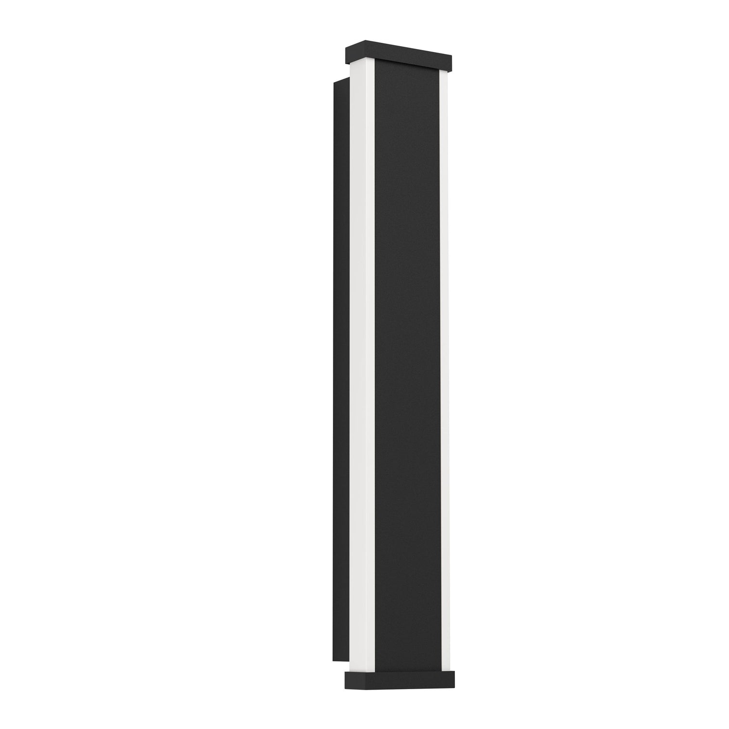 Neviano 38cm Black Contemporary Tri-Colour LED Outdoor Wall Light