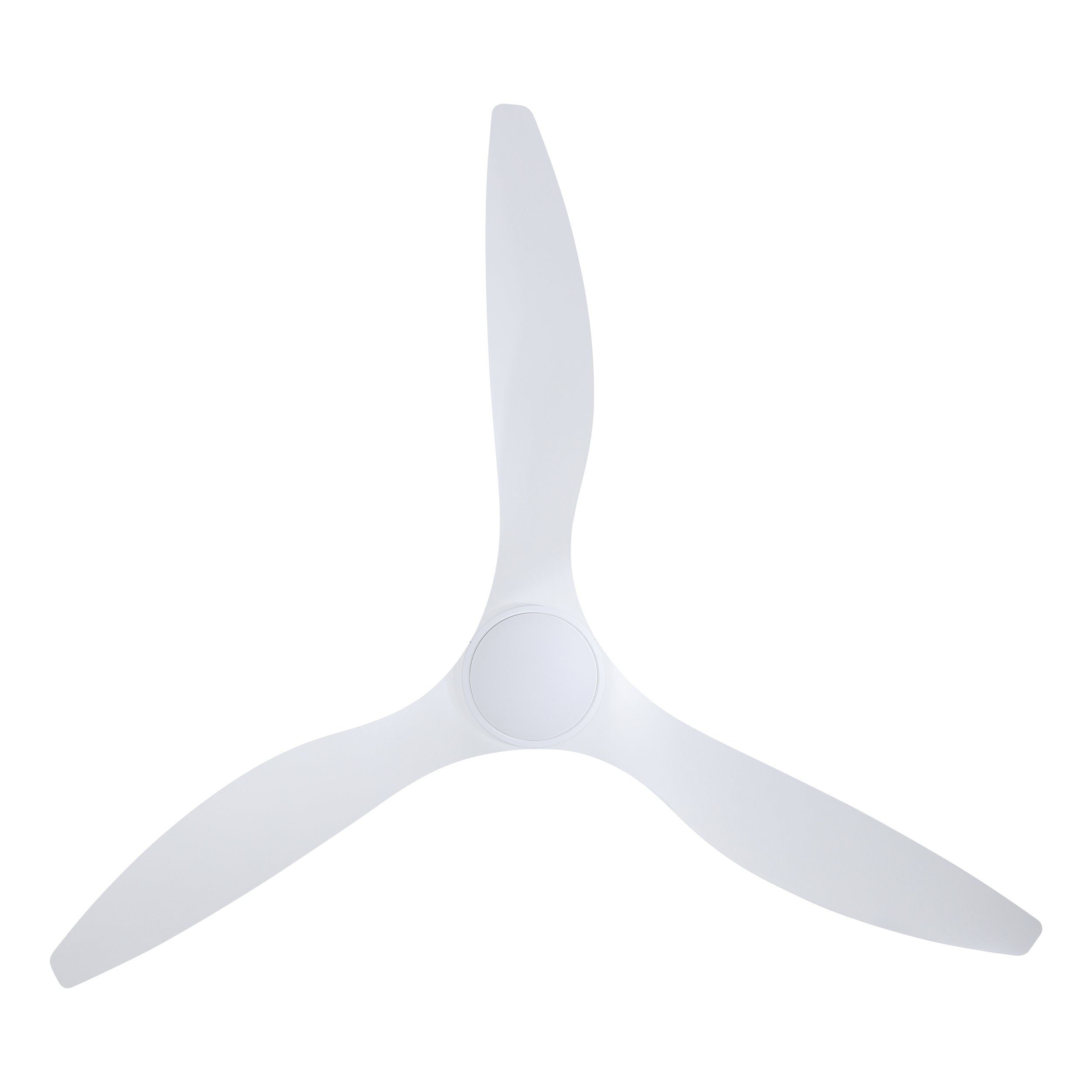 Surf 72"/1829mm 3 Blade White with LED DC Motor ABS Ceiling Fan
