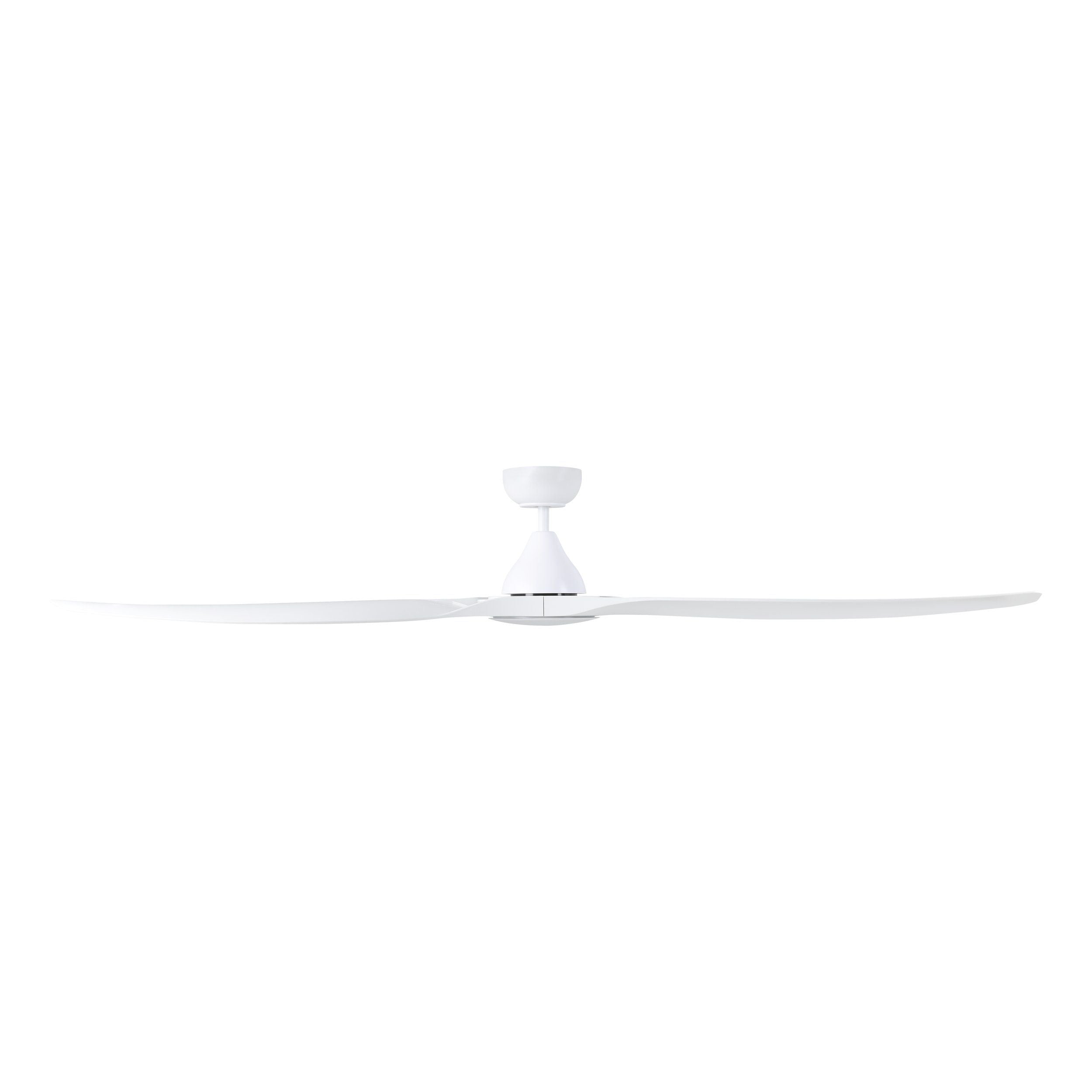 Surf 72"/1829mm 3 Blade White with LED DC Motor ABS Ceiling Fan
