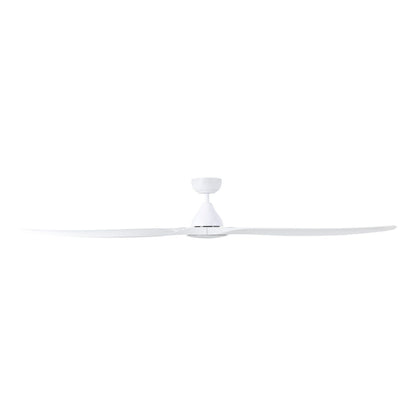 Surf 72"/1829mm 3 Blade White with LED DC Motor ABS Ceiling Fan