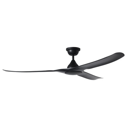Tahiti 72"/1830mm 3 Blade Black DC Motor ABS Ceiling Fan