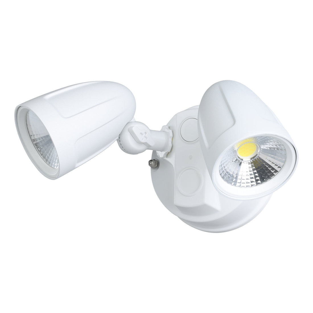 Chopper-2 2 Light White Aluminium Exterior Security Spot Light