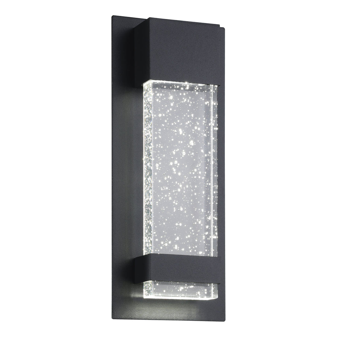 Villagrazia 30cm Black LED Tri-Colour Contemporary Outdoor Bubble Exterior