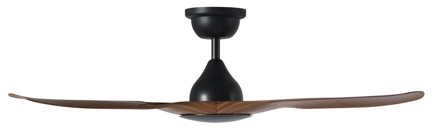 Tahiti 52"/1320mm 3 Blade Black with Teak DC Motor ABS Ceiling Fan