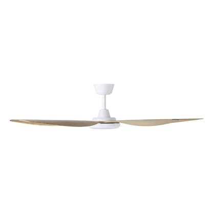 Miami 60"/1520mm 5 Blade White and Blackbutt with LED DC Motor ABS Ceiling Fan