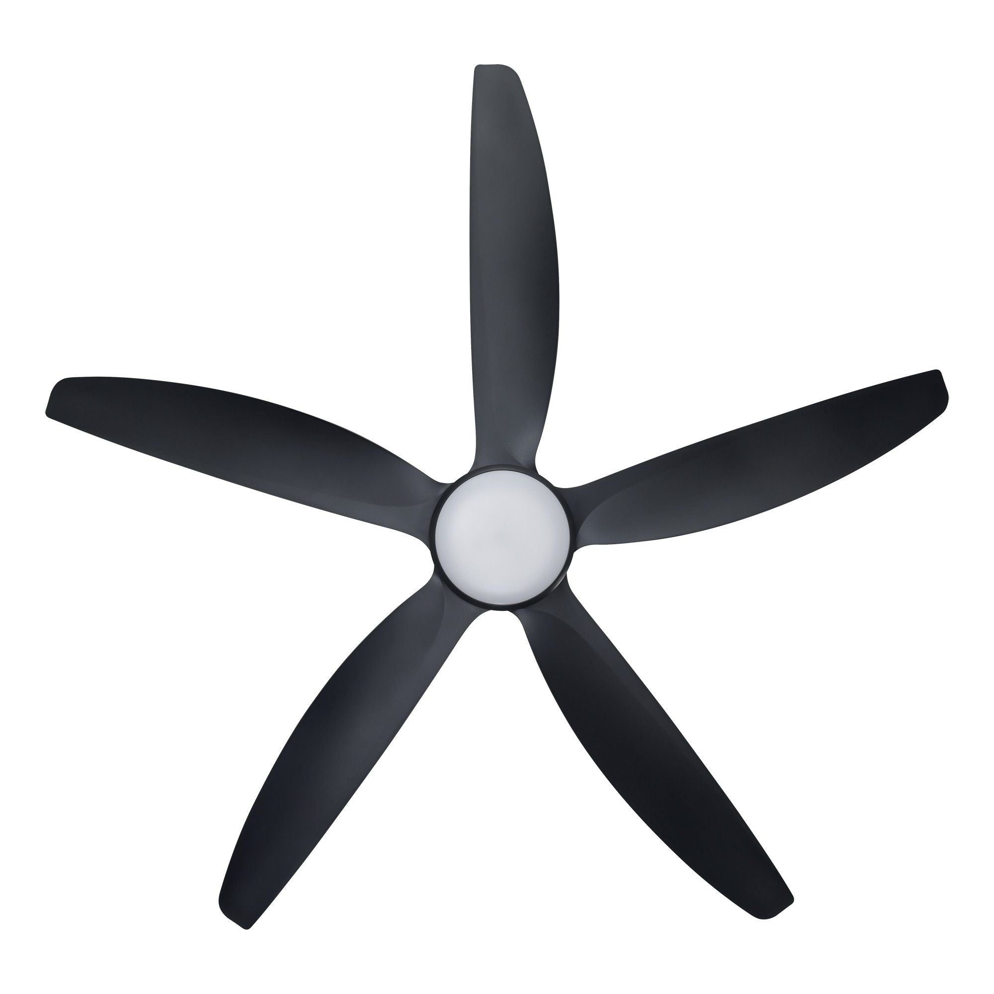 Miami 60"/1520mm 5 Blade Black with LED DC Motor ABS Ceiling Fan