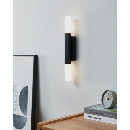 Alcudia Black 3000k Dual LED Modern Vanity Light