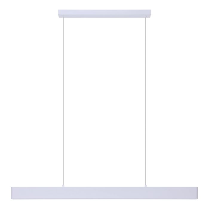 Climene 3 120cm White Linear Tri-Colour LED Strip Pendant