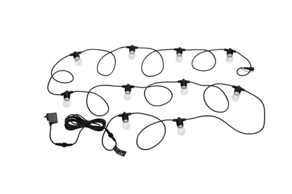 Festoon Black with 10-Light Warm White Kit
