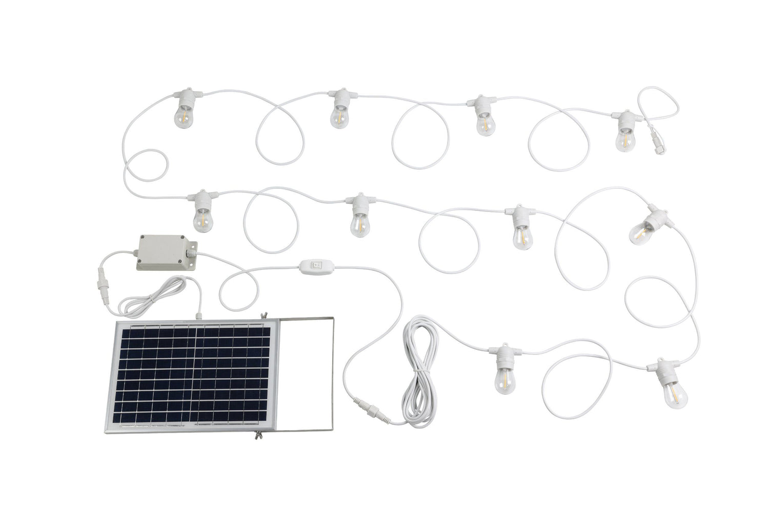 Festoon Solar White with 10-Light Warm White Kit