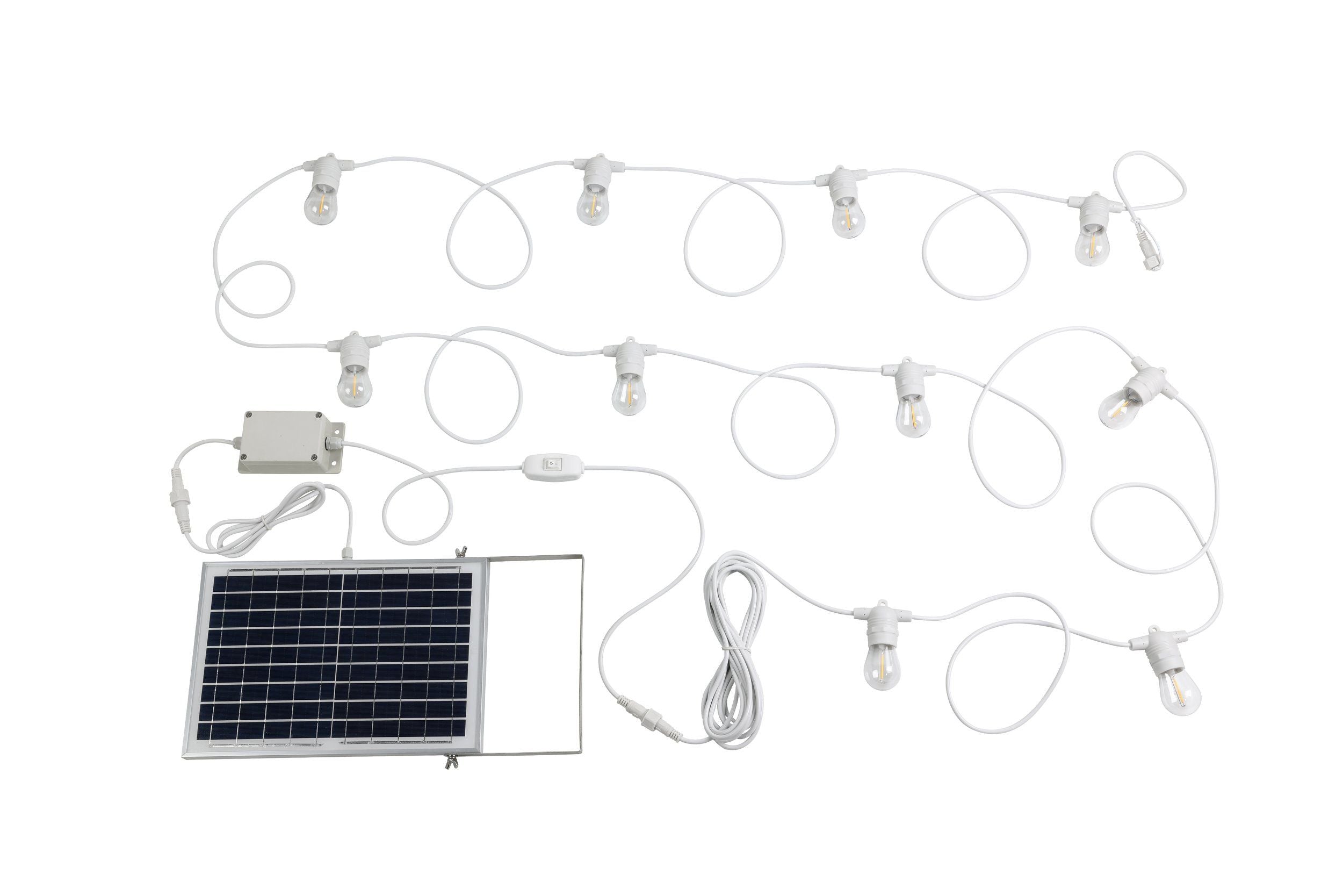 Festoon Solar White with 10-Light Warm White Kit