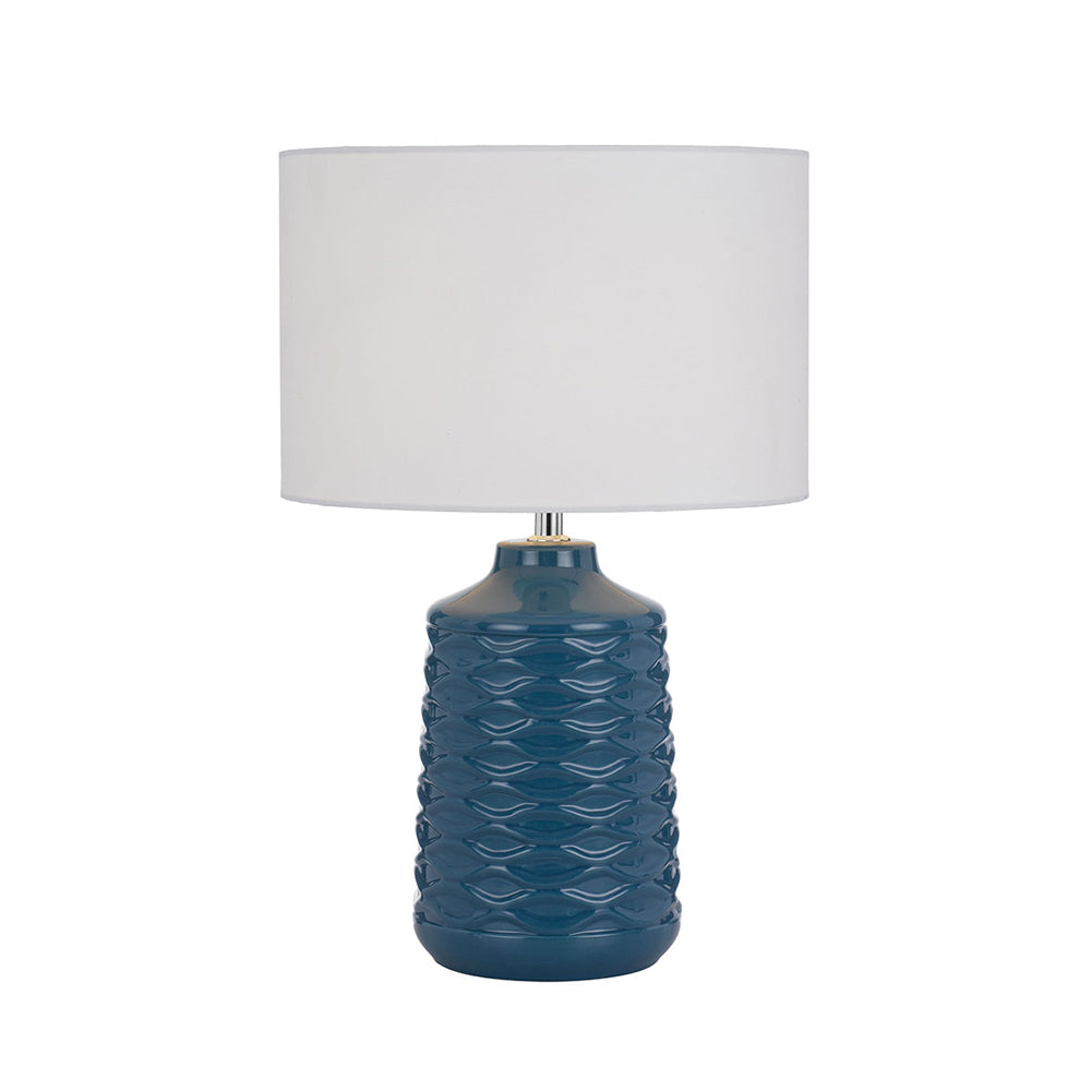 Agra Blue and White Ceramic Table Lamp