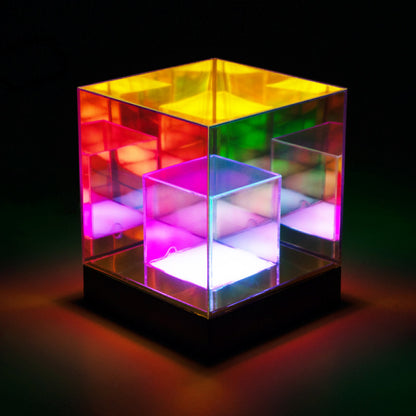 Cube Infinity Multicolour Illusion Lamp