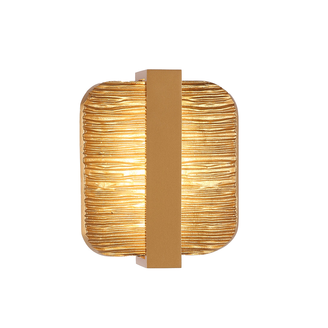Arley Small Gold Textured Tri-Colour LED Contemporary Exterior