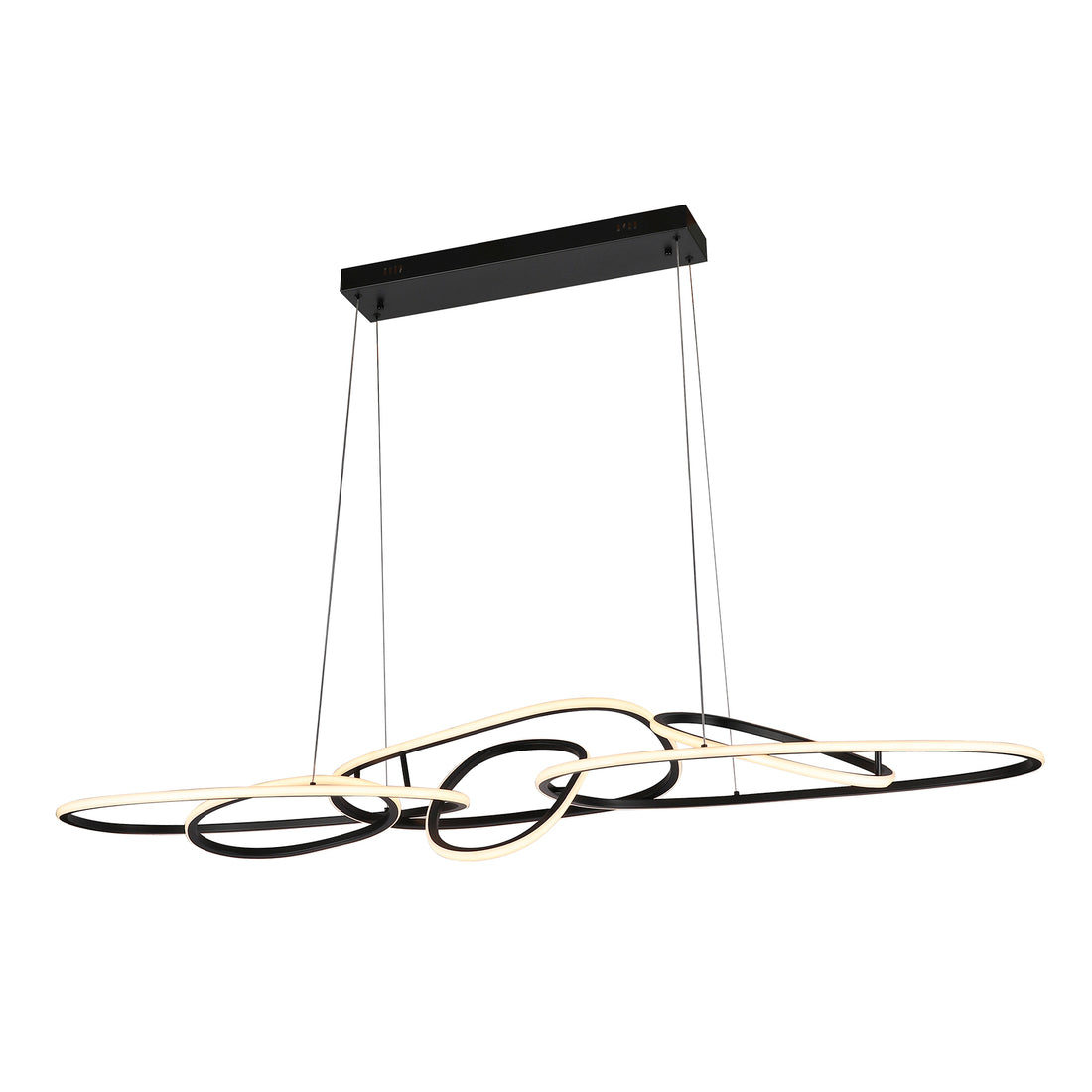 Armani Black 1600mm Tri-Colour Remote-Controlled LED Contemporary Linear Pendant