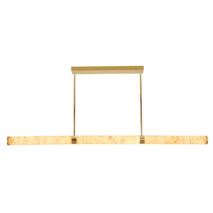 Bianca 1800 Gold with Alabaster Tri-Colour LED Linear Modern Pendant