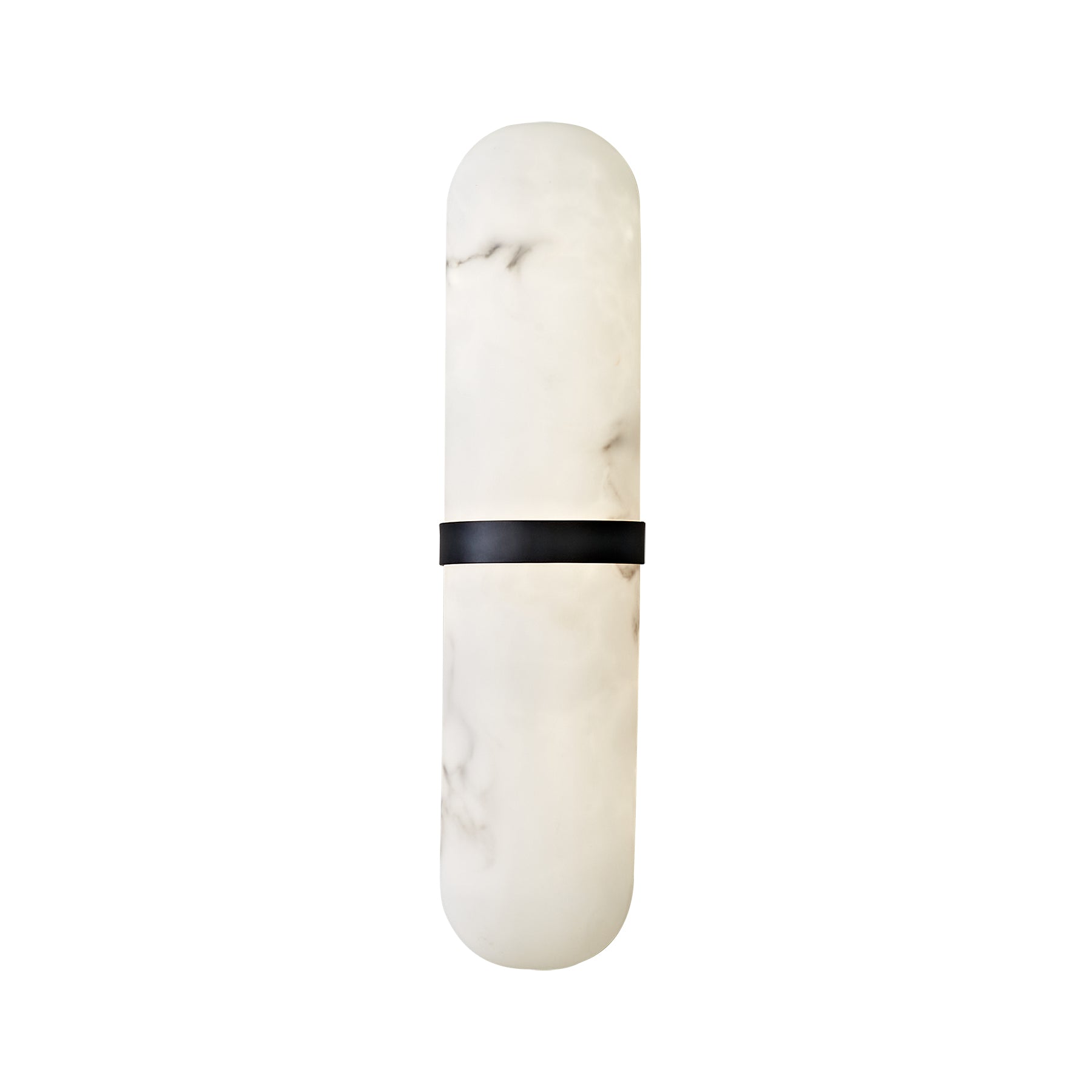 Brandi Black and Marble-Look 40cm Tri-Colour LED Indoor Wall Light