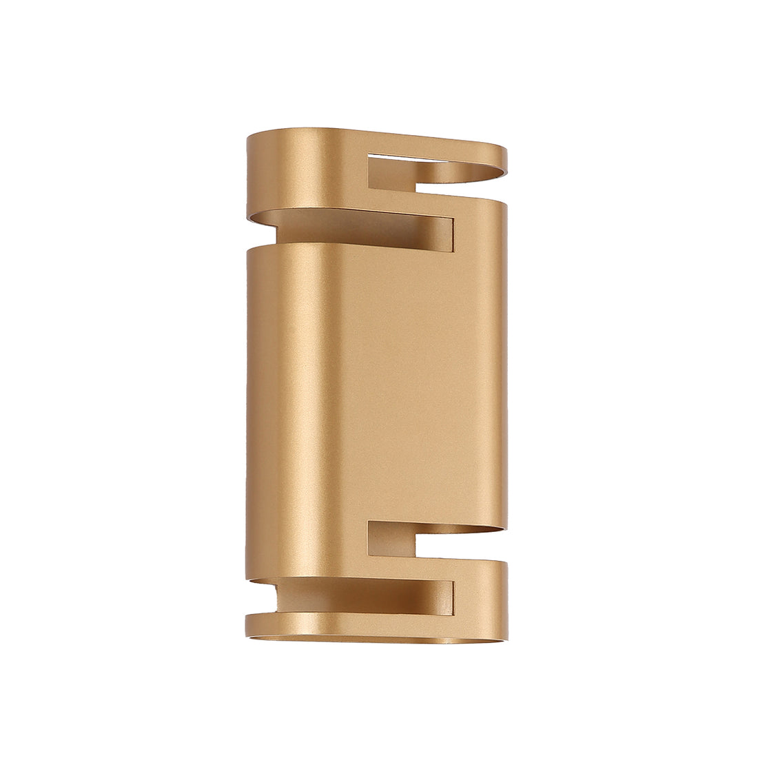 Halifax Gold Up and Down 2 Light Tri-Colour LED Contemporary Exterior