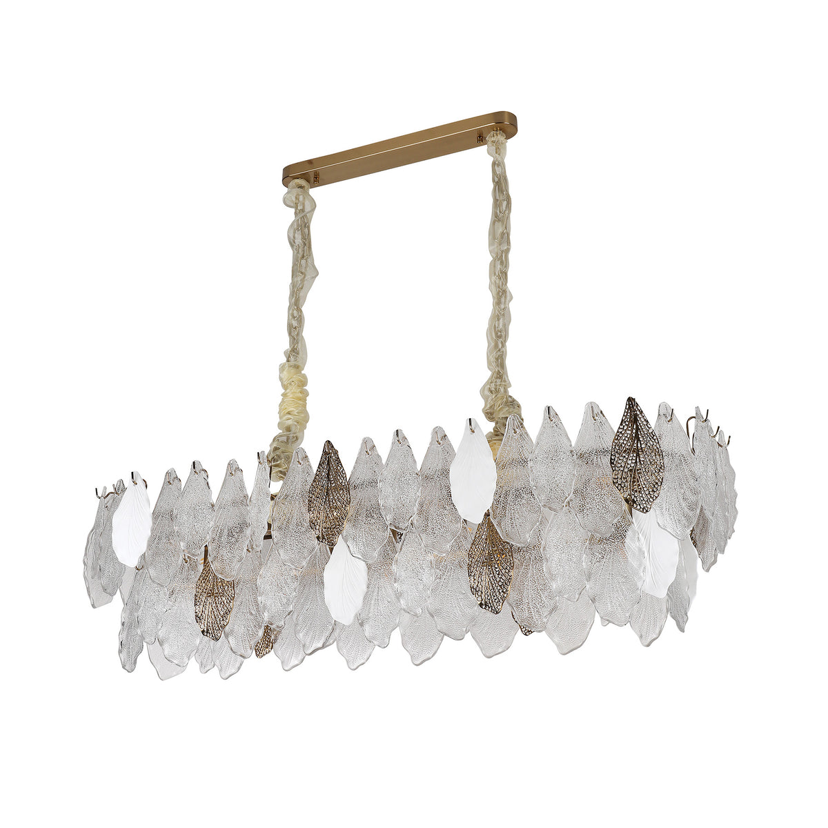 Hilton 1200 Antique Brass Classic Leaf Pendant
