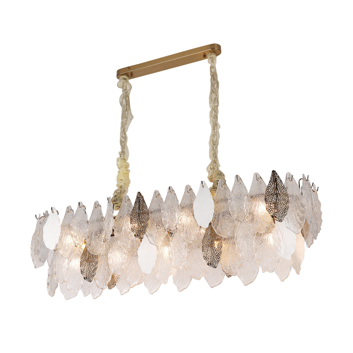 Hilton 1200 Antique Brass Classic Leaf Pendant
