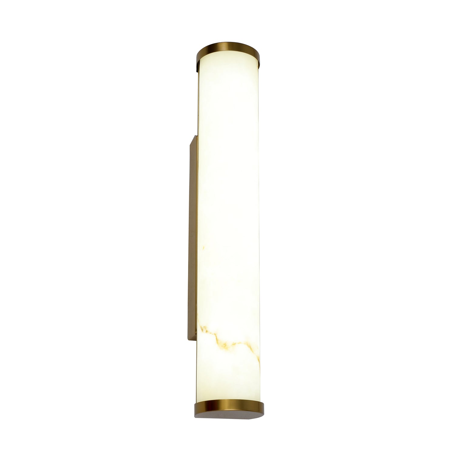Jenna Gold and Marble-Look 42cm Tri-Colour LED Outdoor Wall Light