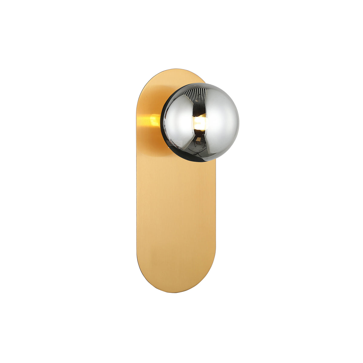 Lamba Bronze and Smoke Contemporary Modern Wall Light