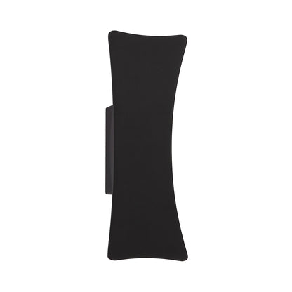 Lodden Black Up and Down 2 Light Tri-Colour LED Contemporary Exterior