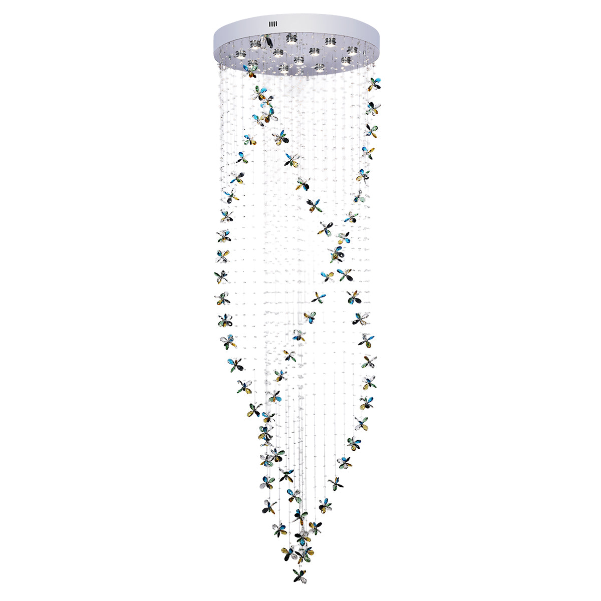 Mariposa 2600 Classic Colourful Crystal Butterfly Chandelier