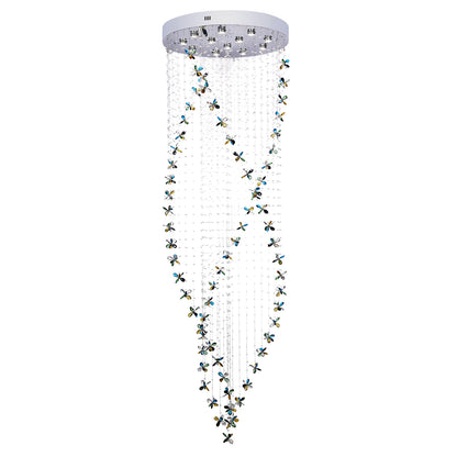 Mariposa 2600 Classic Colourful Crystal Butterfly Chandelier