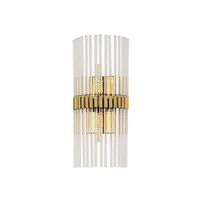 Mouriz Gold and Clear Modern Crystal Wall Light