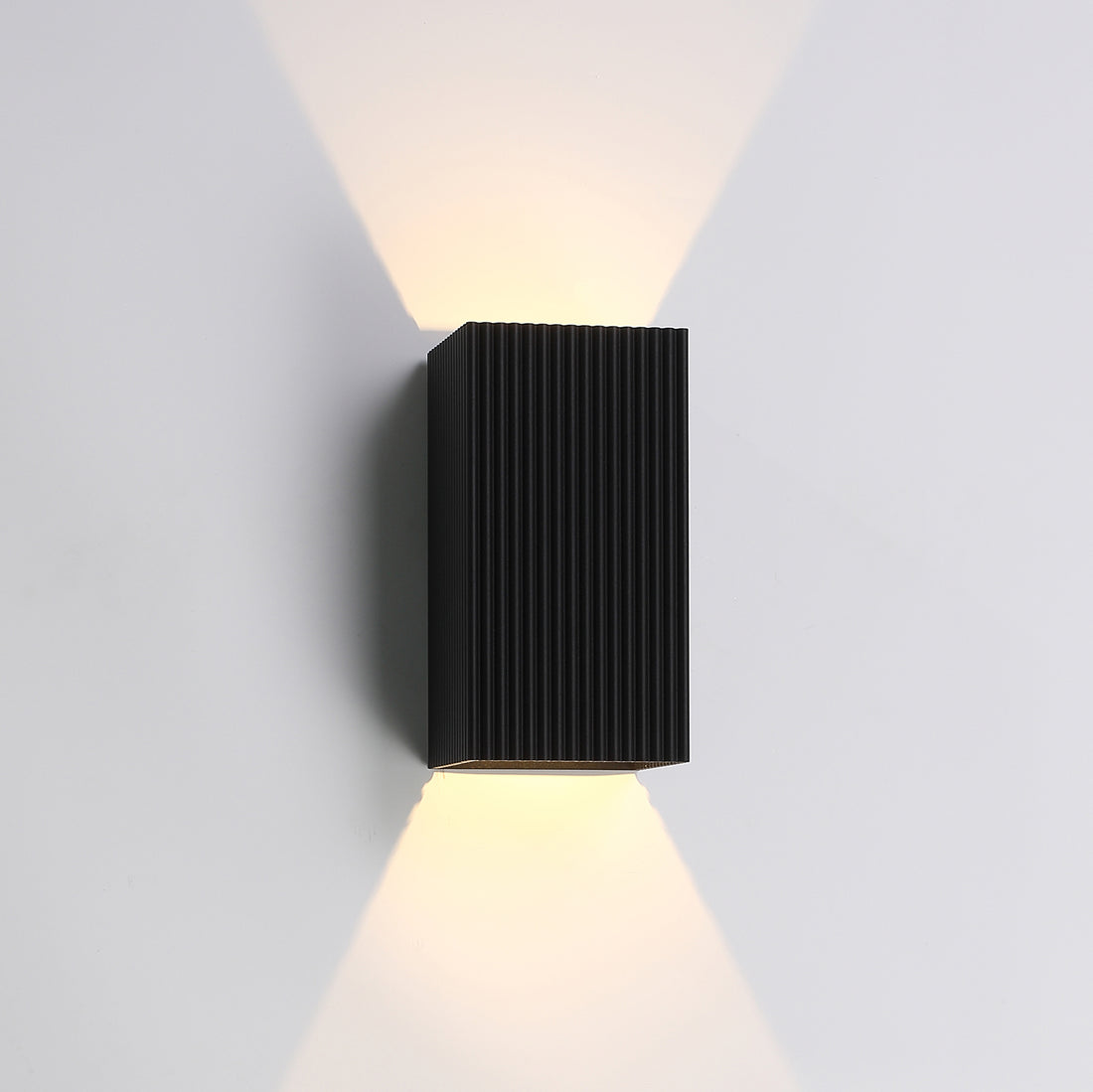 Odin 200 Black Up and Down Tri-Colour LED Contemporary Exterior