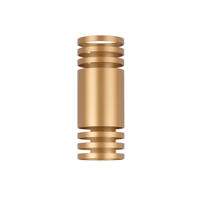 Ramiro Gold Up and Down 2 Light Tri-Colour LED Contemporary Exterior