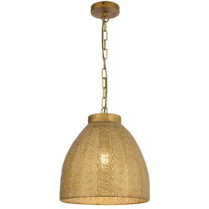 Aydin 35 Antique Brass Classic Dome Pendant
