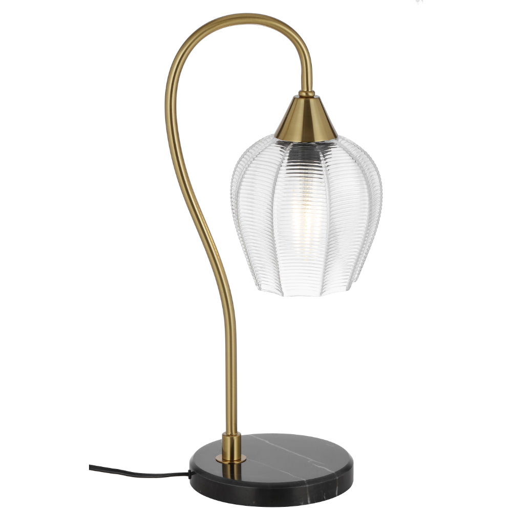Azalea Black Marble Table Lamp