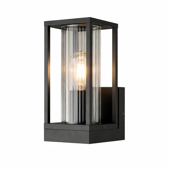 Arlo Black Outdoor Wall Light