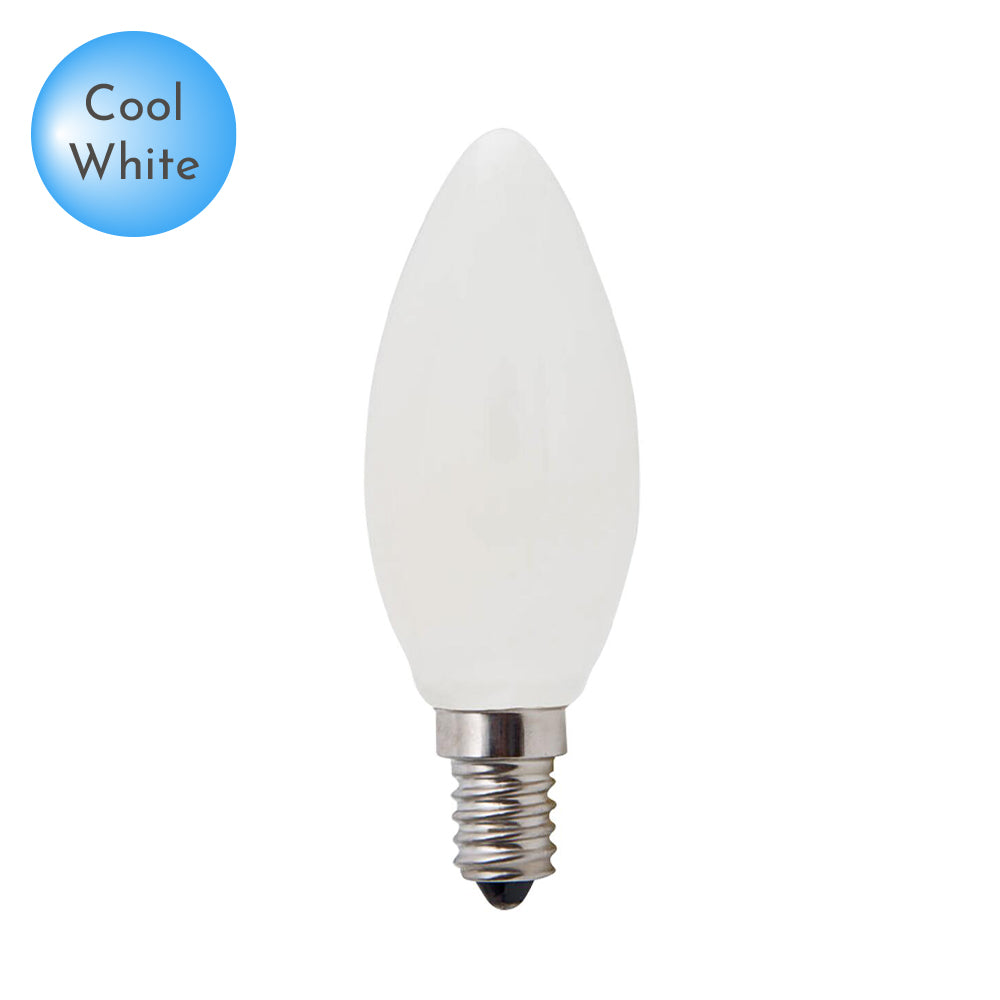 Candle LED E14 Opal Glass Daylight Globe